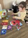 CreateOn Sesame Street Colors with Elmo, The Original Magnetic Building Tiles Making Learning Basic Colors Fun and Hands-On, Versatile Educational Toy for Children Ages 3 Years.