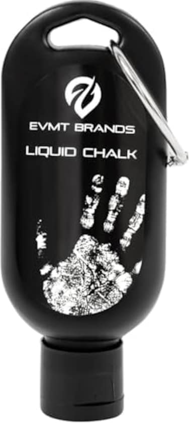 EVMT Brands Physic Liquid Chalk for Weightlifting, Gymnastics, Rock Climbing, and Dancing. Experience a Stronger Grip and Better Results with Sweat Resistant and Long Lasting Gym Chalk. Shake Before U