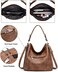 lapsting Hobo Bags for Women Handbags Purse Large Ladies Crossbody Purses Shoulder Bag Boho Designer 3pcs Set Faux Leather.
