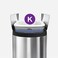 simplehuman Code K Custom Fit Drawstring Trash Bags in Dispenser Packs, 100 Count, 35-45 Liter / 9-12 Gallon, White.