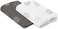 4moms breeze Bassinet Sheets, For Baby Bassinets and Furniture, Machine Washable and 100% Cotton, WhiteGrey, 2 Pack,2 Count (Pack of 1.