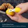 أداة تقشير الليمون الحمضية من KITCHENDAO مزودة بسكين قناة مصممة خصيصًا لتوفير الجهد، أداة تقشير قشر الليمون فائقة الحدة، أداة تقشير الليمون والليمون الحامض للبار والبارمان والمطبخ.