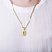 Susook Number Necklaces Personalized Necklaces 18K Gold Plated Initial Number Pendant Stainless Steel Chain Sports Necklaces for Men Women.