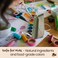 Honeysticks Non-Toxic Watercolor Paint Set for Kids and Toddlers - 8 Vibrant and Long Lasting Colors with Brush - Natural and Food Grade Ingredients - Child Safe Art Supplies - Great Gift Idea.