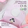 NatureBond Waterproof Baby Bibs, Silicone Weaning Bibs for BabiesToddlers, Set of 2 w/Carry Pouch (Cotton Candy PinkMacaron Lavender.