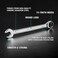 DURATECH SAE, 8-piece,Ratcheting Combination Wrench Set 5/16" to 3/4", Chrome Vanadium Steel, with Carrying Bag.