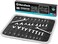 DURATECH Midget Wrench Set, Mini Combination Wrench Set, MetricSAE, 20-Piece, 4-11mm5/32' to 7/16', Lightweight, with Rolling Pouch.