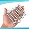 DURATECH Midget Wrench Set, Mini Combination Wrench Set, MetricSAE, 20-Piece, 4-11mm5/32' to 7/16', Lightweight, with Rolling Pouch.