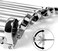 DURATECH Extra Long Flex-Head Ratcheting Wrench Set, Double Box End Wrench Set, 6-Piece, Metric 8-19mm, CR-V Steel, with Pouch.