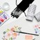 ARTEGRIA Watercolor Brush Set - 10 Professional Watercolor Paint Brushes for Artists - Soft Synthetic Squirrel Hair, Short Handles - Pointed Rounds, Flats, Dagger, Oval Wash for Water Color, Gouache.