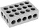 WEN 10457 25 x 50 x 75 mm Steel-Hardened Metric Precision 123 Blocks, Two Pack.