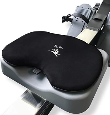 2K Fit Rowing Machine Seat Cushion (Model 3for The Concept 2 Rowing Machine with Custom Gel That Fits The Concept 2 Rower, WaterRower Pad, Crew Boat, Sculling, Kayak, and Canoe.