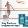 Super &amp; Fresh Co. FunkBlock Body Wipes: Large Shower Wipes Ideal for Hygiene, Body Cleansing, Camping Wipes, GymTravel. No Rinse Bathing Wipes with Aloe and Vitamin E. Bag of (20Unscented, Individuall