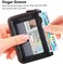 FurArt Credit Card Wallet, Zipper Card Cases Holder for Men Women, RFID Blocking, Keychain Wallet, Compact Size.