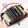 FurArt Credit Card Wallet, Zipper Card Cases Holder for Men Women, RFID Blocking, Keychain Wallet, Compact Size.