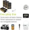EEMB Lithium Polymer battery 9V 650mAh Lipo Rechargeable Battery Pack for Fire Alarm, Multimeter - Radio Microphone Batteryconfirm deviceconnector polarity before purchase(4.