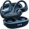 TREBLAB X3 Pro - Workout True Wireless Earbuds, Comfortable Earhooks, Bluetooth 5. 3, Punchy Bass, Noise Isolation, 145H Playtime, IPX5 Waterproof, Sweatproof, 2 Mics for Calls, Sport Bluetooth Earbud