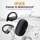 TREBLAB X3 Pro - Workout True Wireless Earbuds, Comfortable Earhooks, Bluetooth 5. 3, Punchy Bass, Noise Isolation, 145H Playtime, IPX5 Waterproof, Sweatproof, 2 Mics for Calls, Sport Bluetooth Earbud