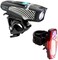مجموعة مصابيح الدراجة الأمامية NiteRider Lumina 1000 Boost و Sabre 110 Sabre الخلفية - مصباح أمامي LED قابل لإعادة الشحن عبر USB مقاوم للماء مناسب للطرق الجبلية والمدينة والتنقلات اليومية وركوب الدراج