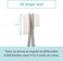 WANGTA Toothbrush 4pcs, Twice as Wide as Regular Brush Head, Wide Toothbrush, Long Brush Head, More Comfortable and Easier Brushing (Black Brush.