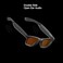 OhO sunshine Smart Sunglasses Unisex, Polarized Glasses with Bluetooth Speaker, Athletic/Ourdoor UV Protection, Voice Control.