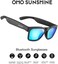 OhO sunshine Smart Sunglasses Unisex, Polarized Glasses with Bluetooth Speaker, Athletic/Ourdoor UV Protection, Voice Control.