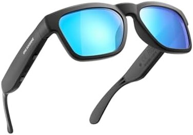 OhO sunshine Smart Sunglasses Unisex, Polarized Glasses with Bluetooth Speaker, Athletic/Ourdoor UV Protection, Voice Control.