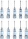 BENLIUDH Benliu Needle Nose Grease Dispenser up PSI for Flush or Hard-to-Reach Grease Fittings 2. 95 inch Silver 10pcs.