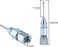 BENLIUDH Benliu Needle Nose Grease Dispenser up PSI for Flush or Hard-to-Reach Grease Fittings 2. 95 inch Silver 10pcs.