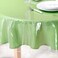 BNYD Clear Plastic Tablecloth Protector, Table Cloth Vinyl (180cm Round.