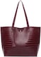 Dreubea Women's Soft Faux Leather Tote Shoulder Bag from Dreubea, Big Capacity Tassel Handbag.