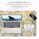 Auhoahsil Large Mouse Pad, Full Desk XXL Extended Gaming Mouse Pad 35" X 15", Waterproof Desktop Mat with Stitched Edge, Non-Slip Laptop Computer Keyboard Mousepad for OfficeHome, World Map Design.