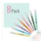 Mr. Pen- Bible Highlighters, Pastel Gel 8 Pack, Assorted Colors, Highlighters No Bleed, Highlighter, Highlighter Set, Dry Markers.