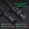 HOSONGIN 5 PIN XLR DMX Cable Adapter 20 Feet, DMX512 5PIN XLR Male to Female 5-PIN DMX Cable.