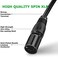 HOSONGIN 5 PIN XLR DMX Cable Adapter 20 Feet, DMX512 5PIN XLR Male to Female 5-PIN DMX Cable.