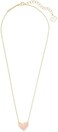 Kendra Scott Ari Heart Adjustable Length Pendant Necklace for Women, Fashion Jewelry.