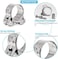 AKIHISA T-Bolt Hose Clamps,304 Stainless Steel Heavy Duty Adjustable Tube Clamps (17-19mm 4pack.