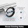 KES Shower Riser Rail Stainless Steel, Shower Slider Rail with Adjustable Shower Head Holder Wall Mounted Brushed Finish 78CM, F209S78-BS.