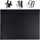 HPFIX Anti Static Mat ESD Safe for iPad, iMac, Laptop,Computer, Cellphone Repair, Soldering Mat Heat Resistant with ESD Wristband, Grounding Wire 15. 9&rdquo; x 12&rdquo; Black.
