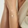 MONOZO Gifts for Teenage Girls Women, Gold Initial Bracelets for Women Teen Girls, 14K Gold Filled Letter S Initial Bracelet Gifts for Teenage Girls Dainty Disc Charm Bracelet Gifts for Girls Women.