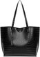 Dreubea Women's Soft Faux Leather Tote Shoulder Bag from Dreubea, Big Capacity Tassel Handbag.