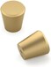 homdiy 10 Pack Brass Cabinet Knobs Gold Knobs for Dresser - Gold Drawer Knobs for Kitchen Cabinets MO745GD.