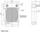 Clyxgs Water Cooling Radiator, 8 Pipe Aluminum Heat Exchanger Radiator with Fan for PC CPU Computer Water Cool System DC12V 80mm Black.