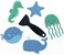 Crafty Critters Non Slip Bathtub Stickers Pack of 10 Under The Sea Creature Decal Treads. Best Adhesive Safety Anti Slip Appliques for Bath Tub and Shower Surfaces for Kids Or Babies.