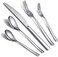 HOMQUEN Brand Silverware Set 20 Pieces, Stainless Steel Flatware Set, Mirror Polish Cutlery Set, Utensil Sets Service Set for 4 (Silver.