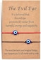 Shonyin Handmade Evil Eye Bracelets Set with Card Red String Bracelet Kabbalah Protection Luck Amulet for Women Men Family Friends.