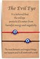 Shonyin Handmade Evil Eye Bracelets Set with Card Red String Bracelet Kabbalah Protection Luck Amulet for Women Men Family Friends.