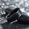 King Will INTERTWINE 8mm Mens Silver/Gold/Rainbow Stainless Steel Wedding Ring Spinner Statement Band Sand Blast Knot Design High Polished.