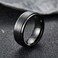 King Will INTERTWINE 8mm Mens Silver/Gold/Rainbow Stainless Steel Wedding Ring Spinner Statement Band Sand Blast Knot Design High Polished.