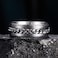 King Will Intertwine 8mm Spinner Ring Stainless Steel Fidget Ring Anxiety Ring for Men Black/Blue/Silver/Gold Fidget Anxiety Ring.